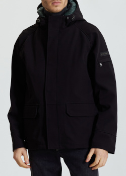 Чорна куртка Cerruti 1881 з накладними кишенями, фото